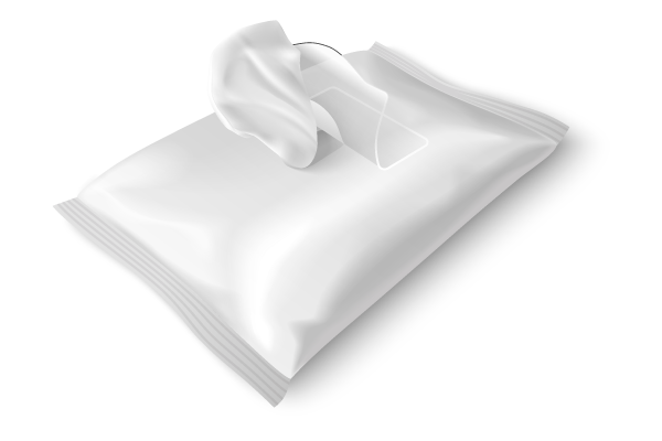 Imballi flessibili per salviette umidificate